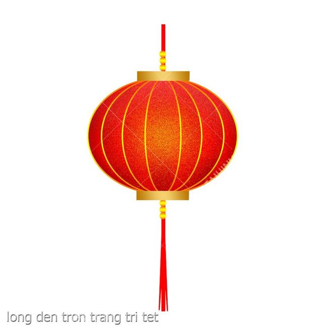 long den tron trang tri tet